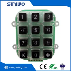 Waterproof Industrial 3x4 Switch Keypad